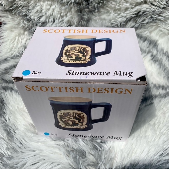 ⭐️SOLD⭐️Glen Appin Stoneware Mug 16.9 oz 500 ml | Lion Rampant - Blue NEW!! - Picture 7 of 10